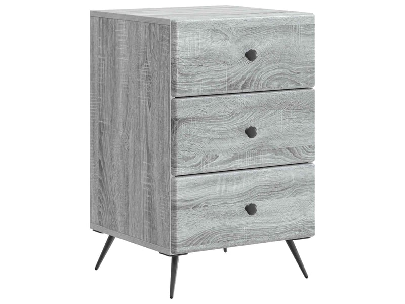  Table de chevet - cabinet de chevet - table de nuit sonoma gris 43 x 41 x 66,5 cm  - Conforama A