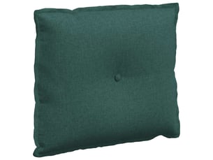 Coussin de dos, coussin de dossier vert foncé 60 x 19 x 50 cm tissu cf55093