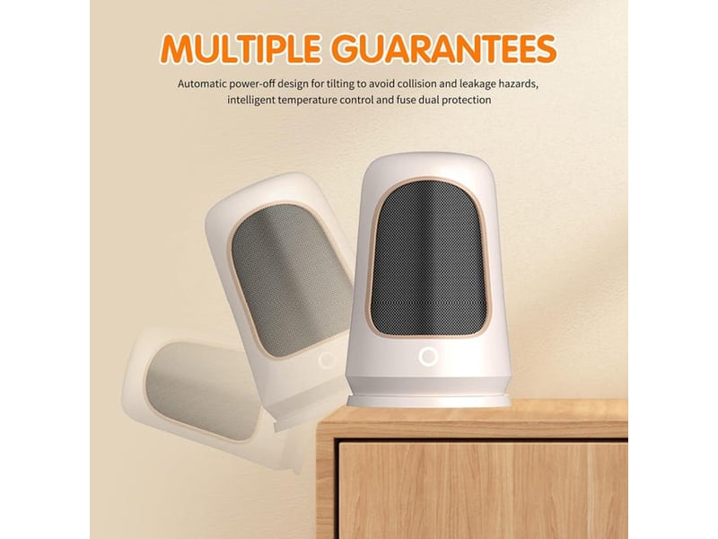  Chauffage soufflant, chauffage soufflant de salle de bain, chauffage portable, adapté au salon et à la chambre, 1200 w, blanc - hrc0004594ly HRC0004594LY - Conforama C