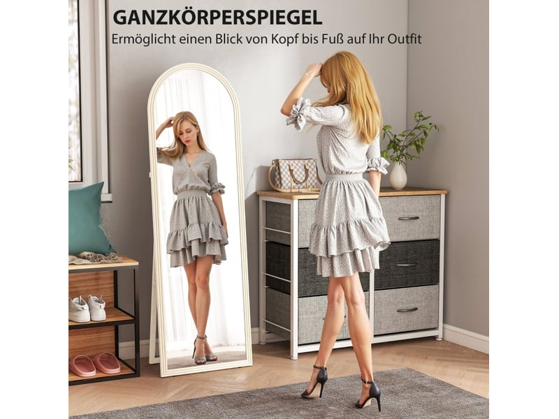 Miroir psyché en pied 50 x 160 cm à poser ou fixer au mur evryae  - Conforama C