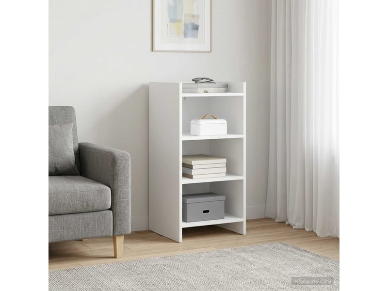  Buffet - bahut - meuble de rangement blanc 40 x 36 x 80 cm bois d'ingénierie  - Conforama B