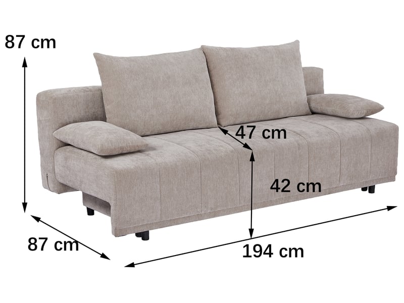 Banquette-lit clic clac - Conforama H