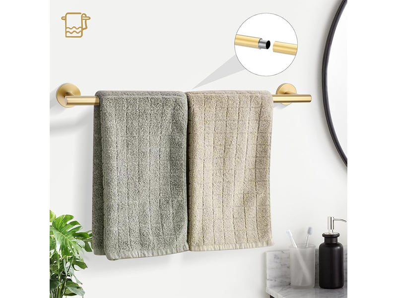  Anneaux porte-serviettes de salle de bain - ensemble de crochets porte-serviettes - convient pour la cuisine et la salle de bain, installation murale.  - Conforama D