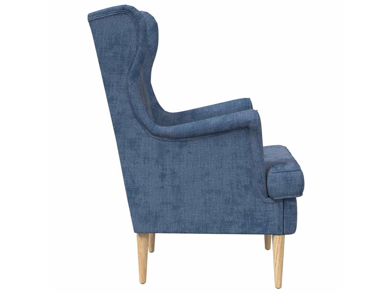  Vidaxl fauteuil bleu ares  - Conforama E