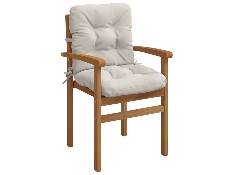  Lot de 2 coussins de chaise à dossier haut vianen cf59287  - Conforama C
