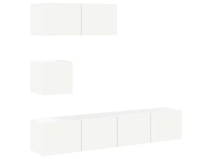 Meuble tv coloris blanc  <strong></strong>  <strong></strong>