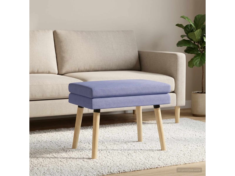  Banc d'entrée, banc à double couche bleu denim 60x40x46 cm tissu  - Conforama C