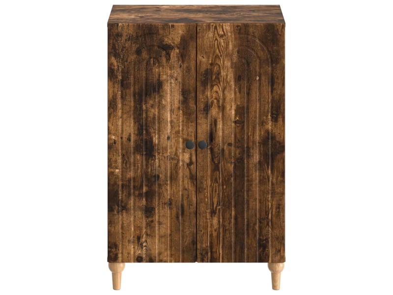  Meuble à chaussure, cabinet à chaussures alkmaar 59,5x39,5x90 cm chêne fumé  - Conforama D