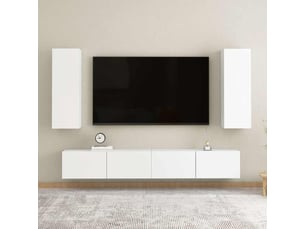 Meuble tv coloris blanc  <strong></strong>  <strong></strong>