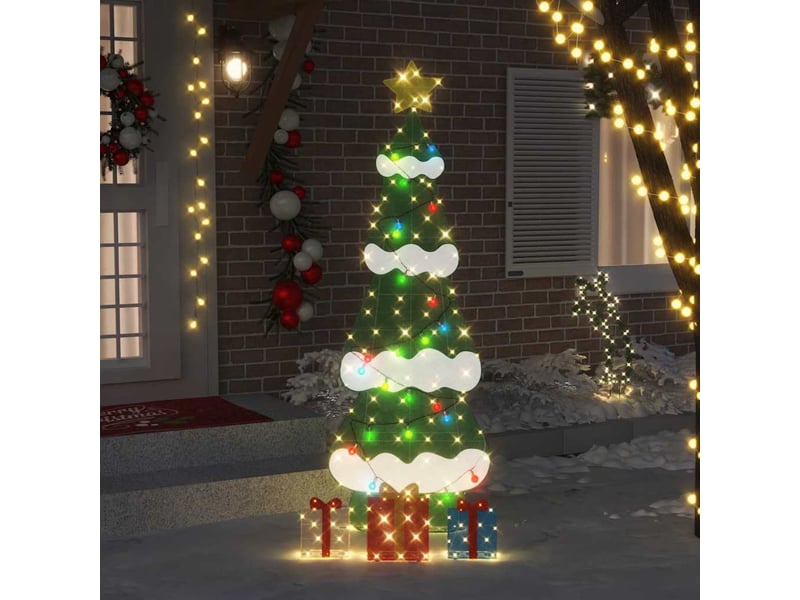  Sapin de noël, arbre de noël lumineux avec 3 boîtes-cadeaux 2d blanc chaud cf61526  - Conforama C