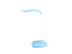Lampe de lecture bleue, 3 niveaux d'intensité – à brancher, pour bureau et maison