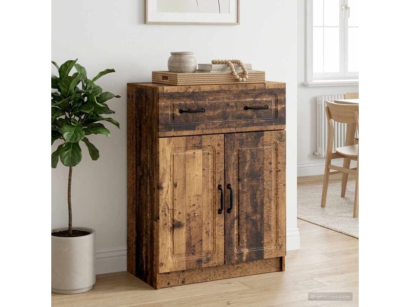  Buffet - bahut - meuble de rangement bois ancien 66 x 34,5 x 87 cm bois d'ingénierie  - Conforama B