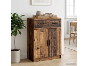 Buffet - bahut - meuble de rangement bois ancien 66 x 34,5 x 87 cm bois d'ingénierie