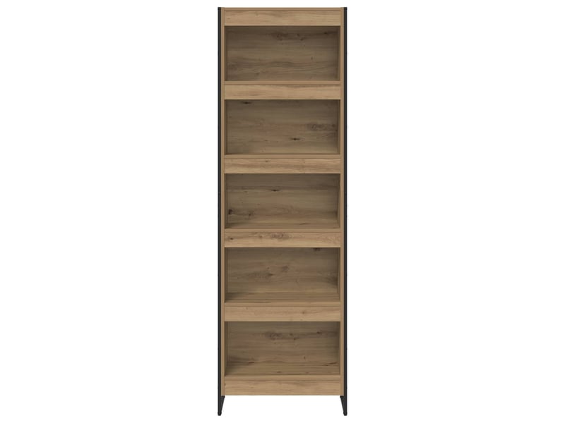 Bibliothèque, armoire à livres 60 x 30 x 189,5 cm bois d'ingénierie chêne artisan - Conforama E