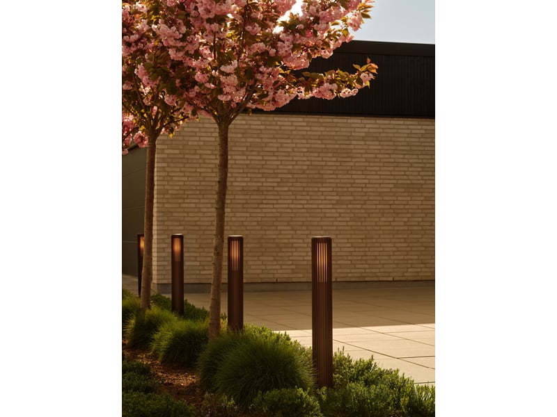  Potelet luminaire aludra 95 aluminium seaside marron metallise h. 95,4 ip44 nordlux-extérieur 2118038261 - Conforama B