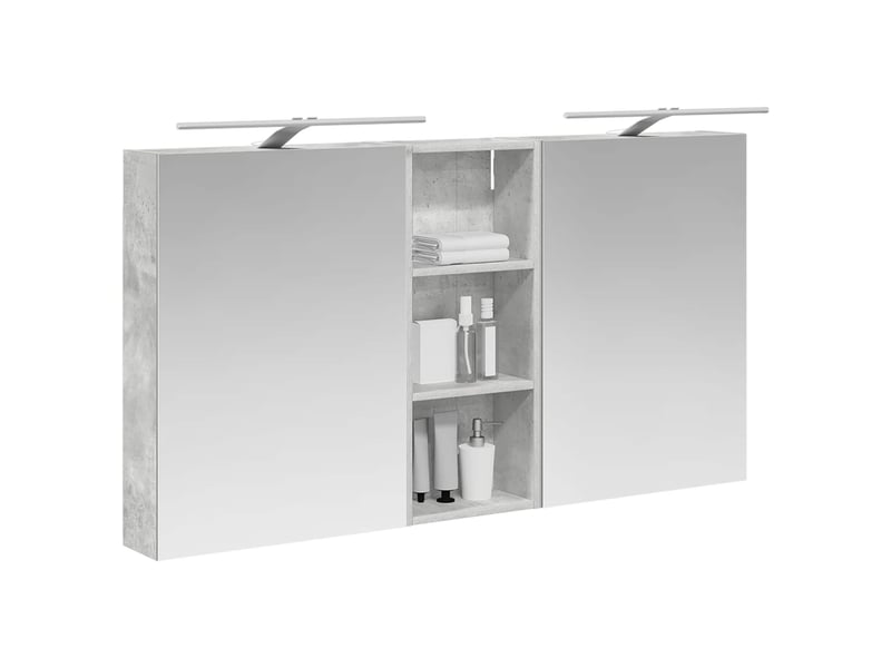  Ensemble de meubles de salle de bain 3 pcs 130x14.5x70 cm shl9569  - Conforama C