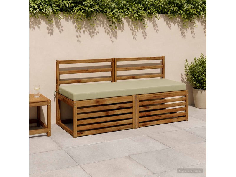  Coussin de banc, coussin d'assise, coussin de canapé soest 100 % polyester vert clair cf53706  - Conforama B