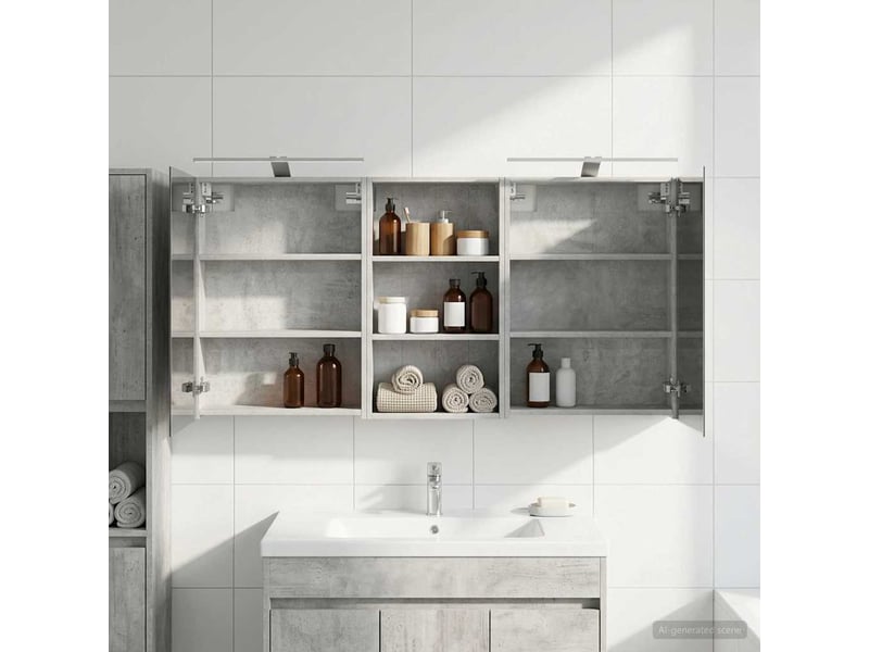  Ensemble de meubles de salle de bain 3 pcs 140x14.5x70 cm shl7491  - Conforama B
