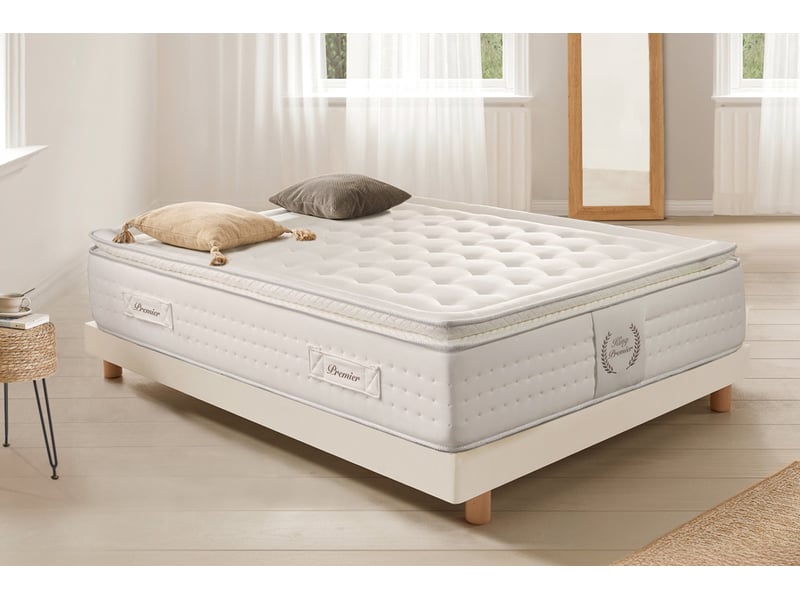  Matelas viscosoft king premier multizone - 150x180 cm - fermeté medium- moonia  - Conforama B