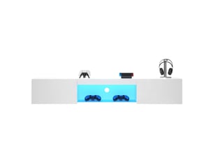 Meuble tv coloris blanc 160 cm   