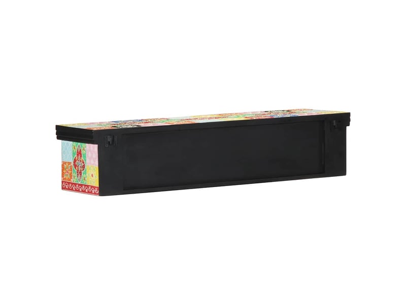  Meuble tv - banc tv - meuble de rangement multicolore 100 x 30 x 22 cm bois d'ingénierie  - Conforama C