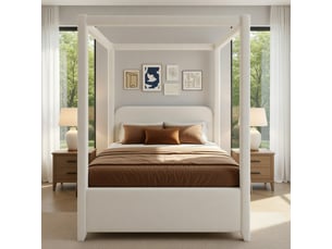 Lit cabane 90x200 cm <strong></strong>  <strong></strong> coloris blanc