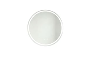 Miroir de salle de bain rond led antibuée à intensité variable d 80 cm