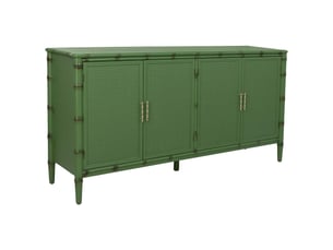 Buffet en bois vert 178,5x45,5x89 cm h