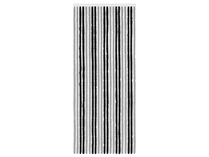  Rideau anti-insectes, moustiquaire en chenille gris et noir 90 x 220 cm cf43465  - Conforama C