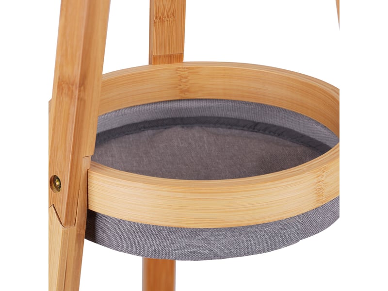  Portemanteau en forme d'arbre moderne 180 x 60 x 30 cm avec 6 crochets et rangements décoratifs en bambou naturel 13_0005627  - Conforama C