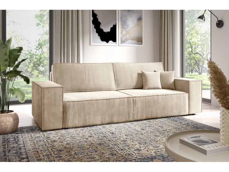  Canapé convertible mille mini sand  - Conforama B