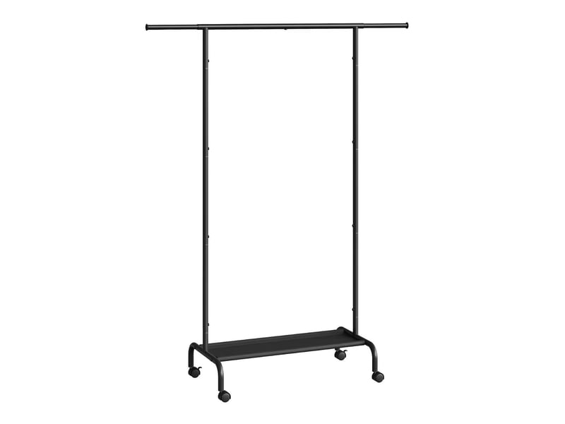 Portant à vêtements à roulettes, penderie ouverte, portant mobile - Conforama A