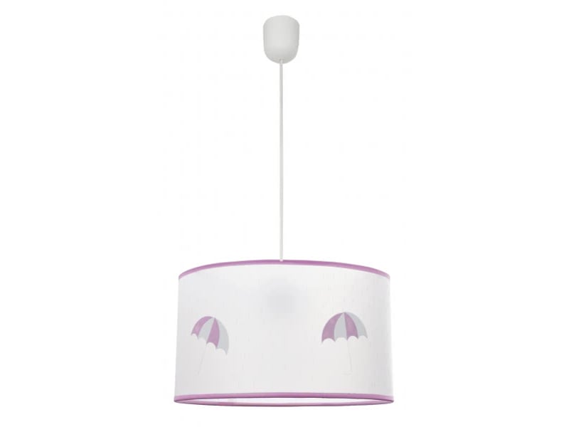  Suspension enfant fabrilamp lluvia rose 1xe27 hauteur réglable 30-75 cm ø30 cm 086693000 - Conforama A