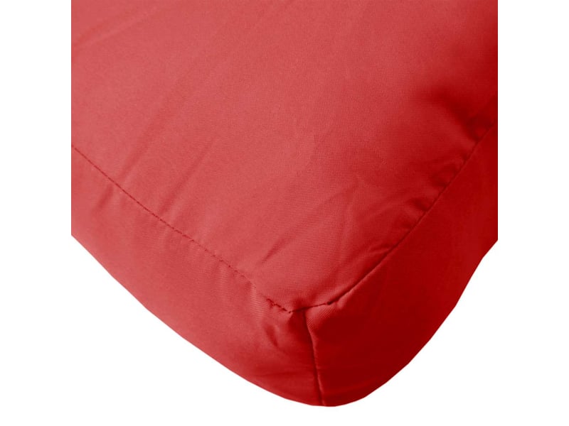  Coussin de palette, coussin de chaise, coussin de canapé rouge tissu oxford cf55459  - Conforama E
