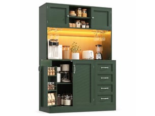 Buffet 4 porte(s)  2 tiroir(s) COVREO   - 120 cm coloris vert 