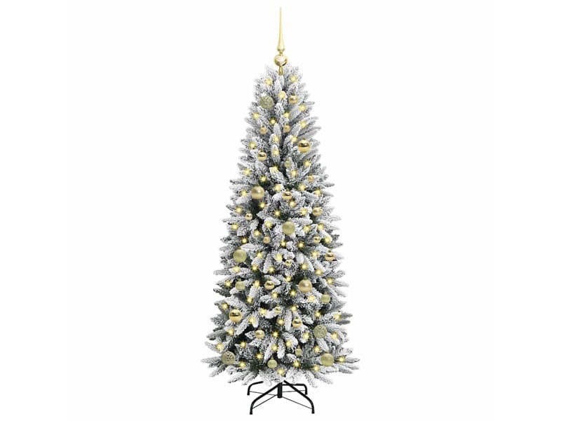  Sapin de noël - arbre de noël artificiel blanc 150 cm  - Conforama C