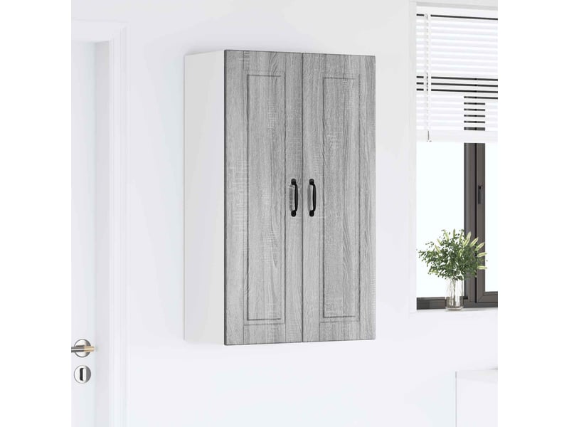  Meuble mural de cuisine, armoire de cuisine gris sonoma 60x31x100cm  - Conforama D