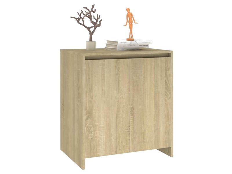  Buffet - bahut - meuble de rangement chêne sonoma 70x41x75 cm bois d'ingénierie  - Conforama D
