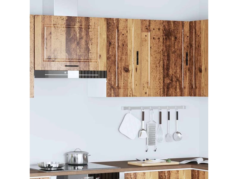 Meuble de rangement, armoire murale de cuisine porto vieux bois bois d'ingénierie shl6909 - Conforama C