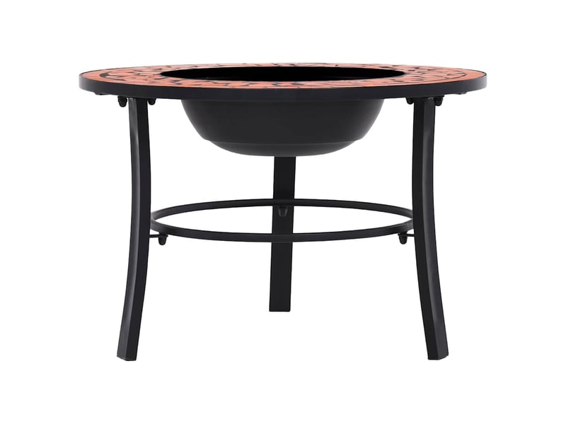  Brasero exterieur, foyer mosaïque terre cuite 68 cm céramique  - Conforama A