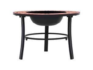 Brasero exterieur, foyer mosaïque terre cuite 68 cm céramique