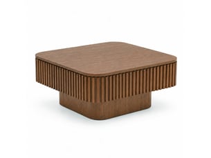 Table basse carré(e) coloris marron WISHDOR  - 75 cmx75 cm