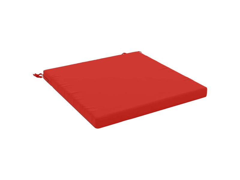 Coussin de siège, coussin d'assise 1 pièce soest 100 % polyester rouge cf55679 - Conforama A