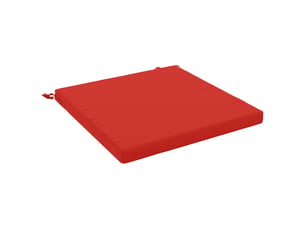 Coussin de siège, coussin d'assise 1 pièce soest 100 % polyester rouge cf55679