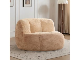 Fauteuil fixe <strong>MODENVIE</strong> <strong></strong> Tissu marron vendu A l'unité