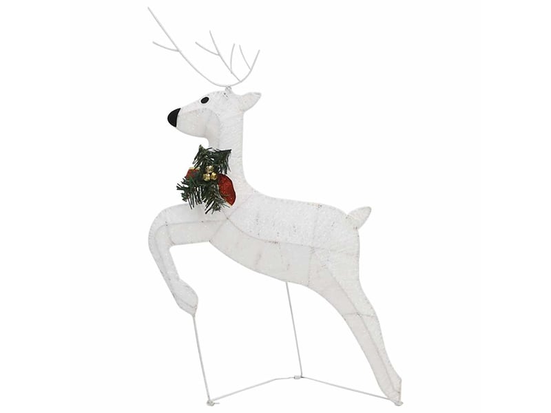  Rennes de noël 2 pcs blanc 40 led  - Conforama E