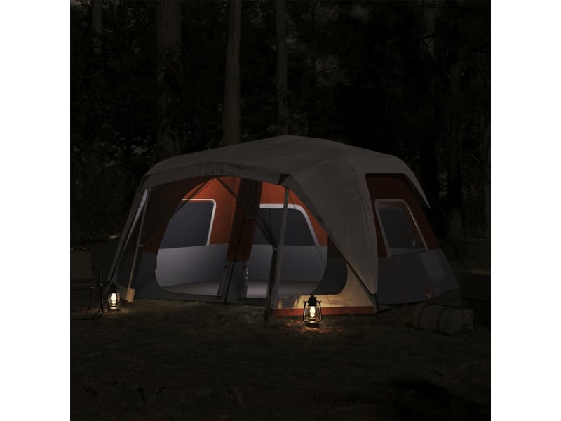 Tente de camping, tente familiale avec led 10 personnes libération rapide shl57915 - Conforama C