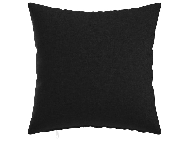 Lot de 6 housses de coussin heerlen noir 35 x 35 cm tissu cf49695 - Conforama A