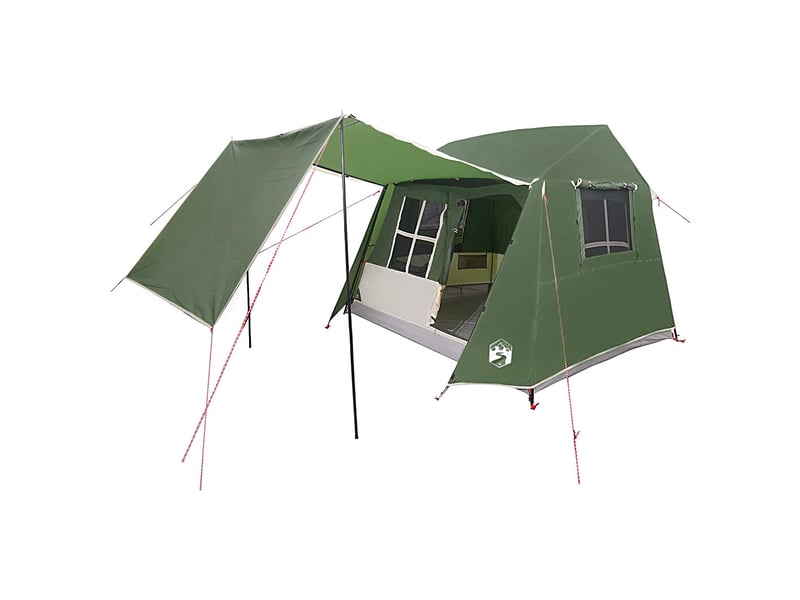  Tente tunnel, tente de camping vert 275x240x200 cm  - Conforama A