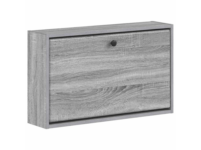  Meuble à chaussures mural, armoire à chaussures breda 71x17x43 cm sonoma gris  - Conforama A